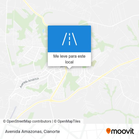 Avenida Amazonas mapa