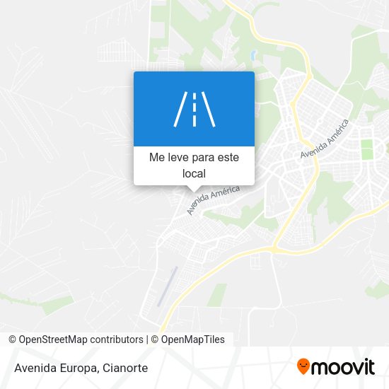 Avenida Europa mapa