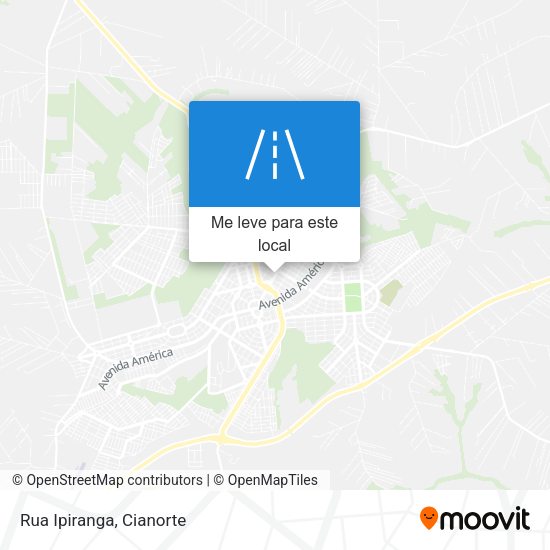 Rua Ipiranga mapa