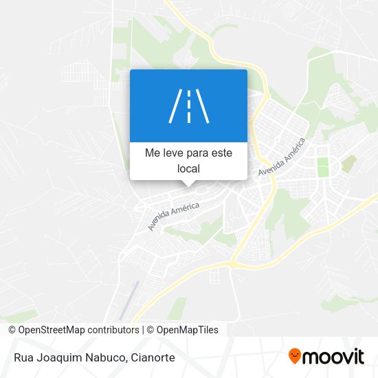 Rua Joaquim Nabuco mapa