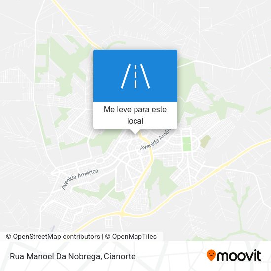 Rua Manoel Da Nobrega mapa