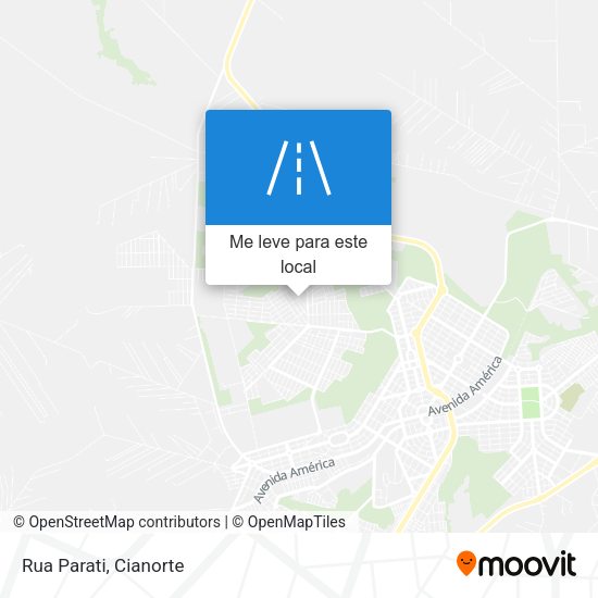 Rua Parati mapa