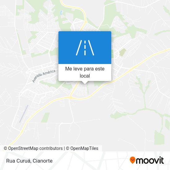 Rua Curuá mapa