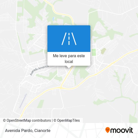 Avenida Pardo mapa