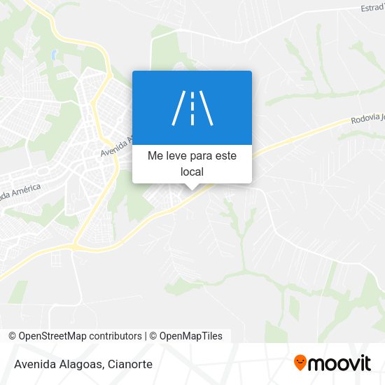 Avenida Alagoas mapa