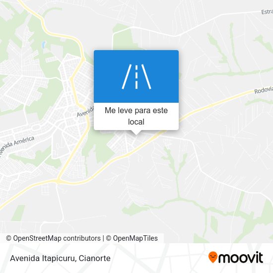 Avenida Itapicuru mapa