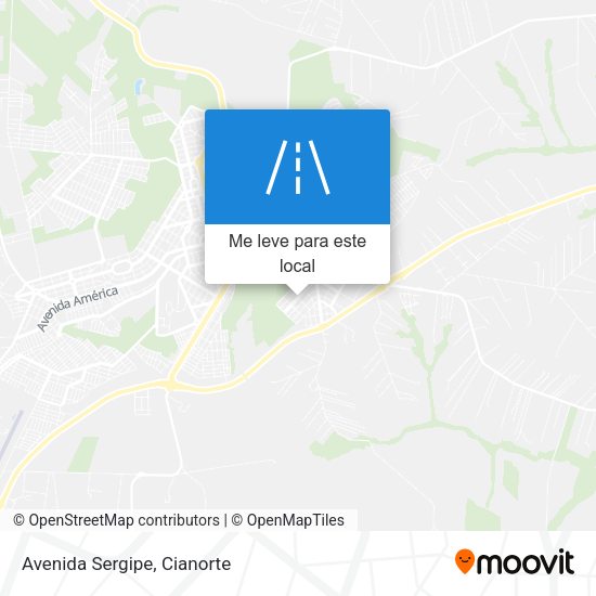 Avenida Sergipe mapa