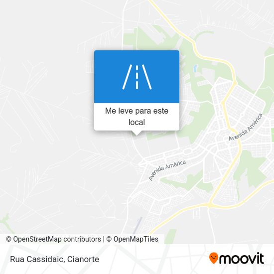 Rua Cassidaic mapa
