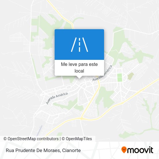 Rua Prudente De Moraes mapa