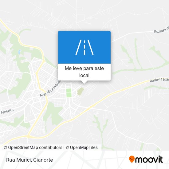 Rua Murici mapa