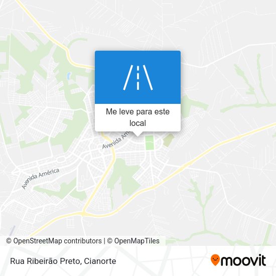 Rua Ribeirão Preto mapa