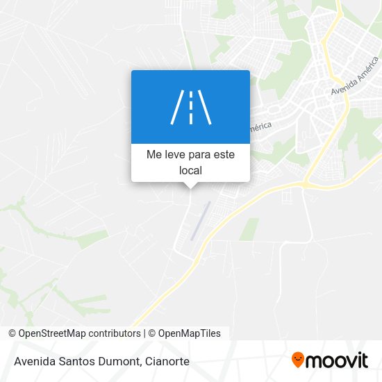 Avenida Santos Dumont mapa