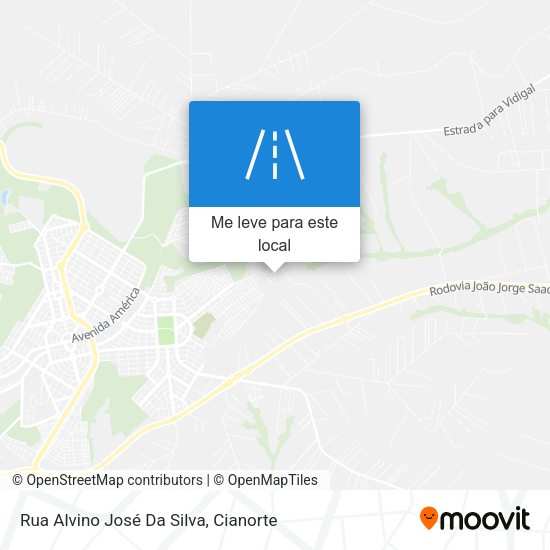 Rua Alvino José Da Silva mapa