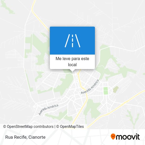 Rua Recife mapa