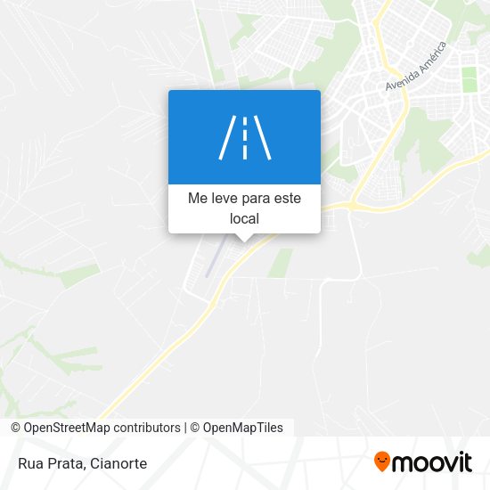 Rua Prata mapa