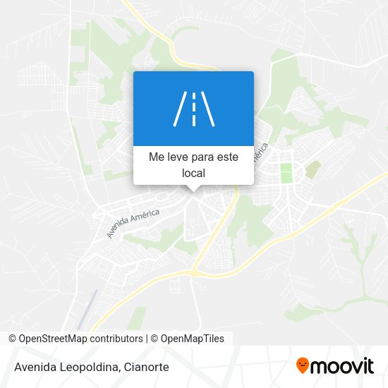 Avenida Leopoldina mapa