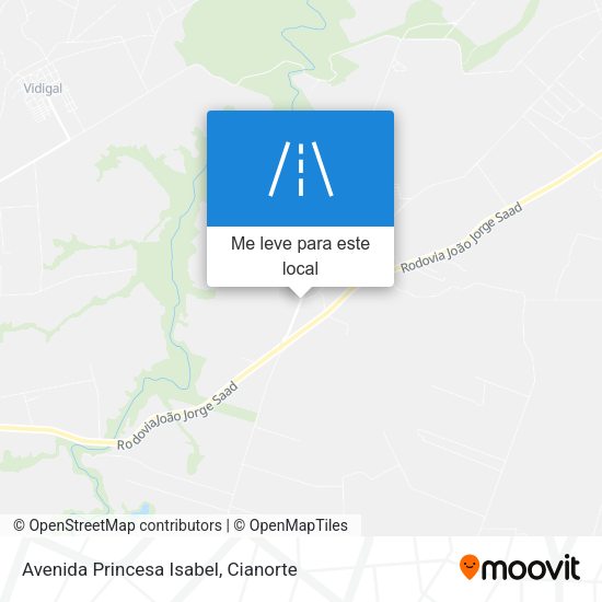 Avenida Princesa Isabel mapa