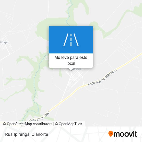 Rua Ipiranga mapa