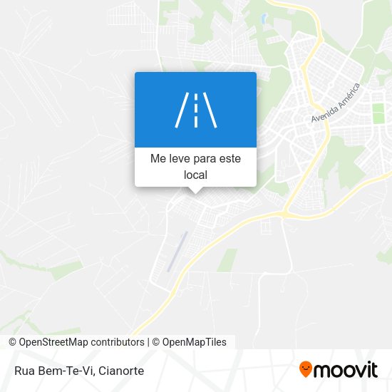 Rua Bem-Te-Vi mapa