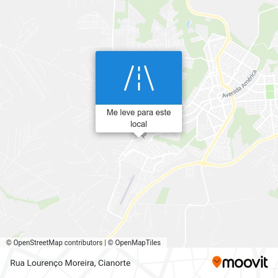 Rua Lourenço Moreira mapa