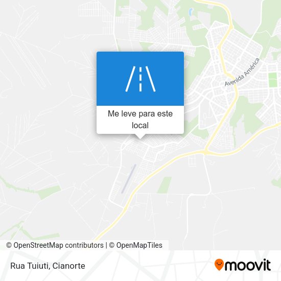 Rua Tuiuti mapa