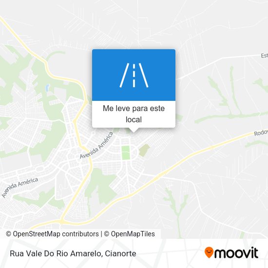 Rua Vale Do Rio Amarelo mapa
