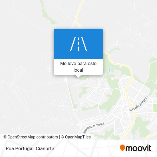 Rua Portugal mapa