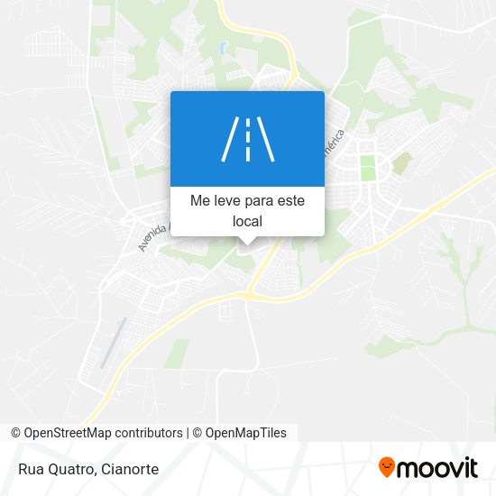 Rua Quatro mapa