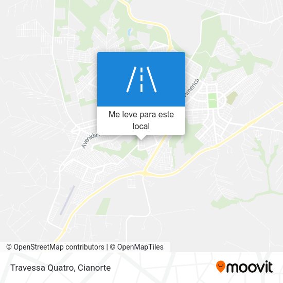 Travessa Quatro mapa
