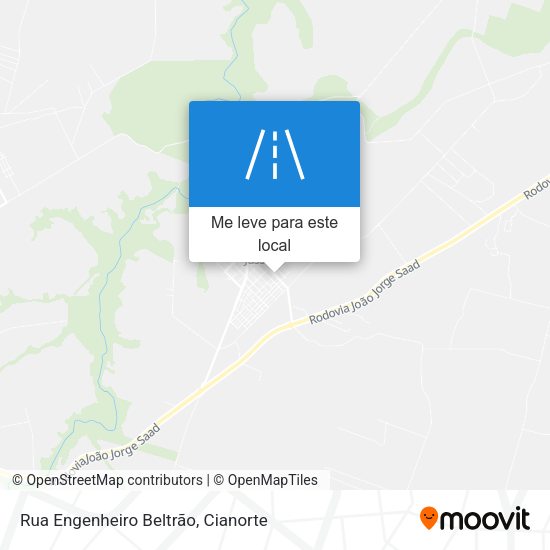 Rua Engenheiro Beltrão mapa