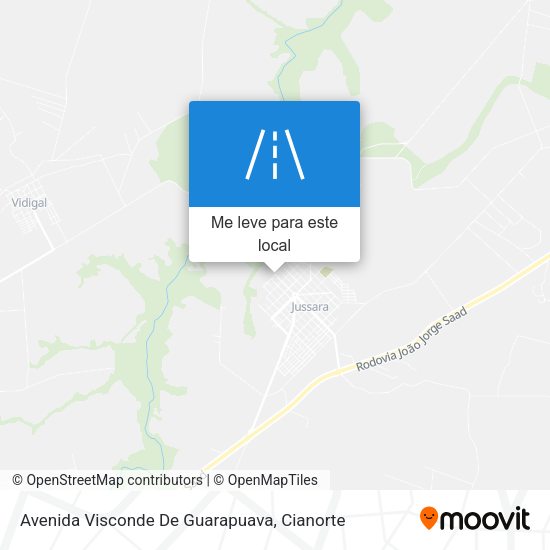 Avenida Visconde De Guarapuava mapa