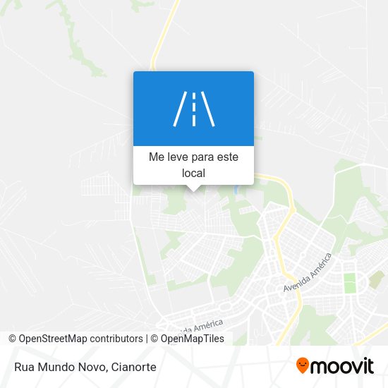 Rua Mundo Novo mapa