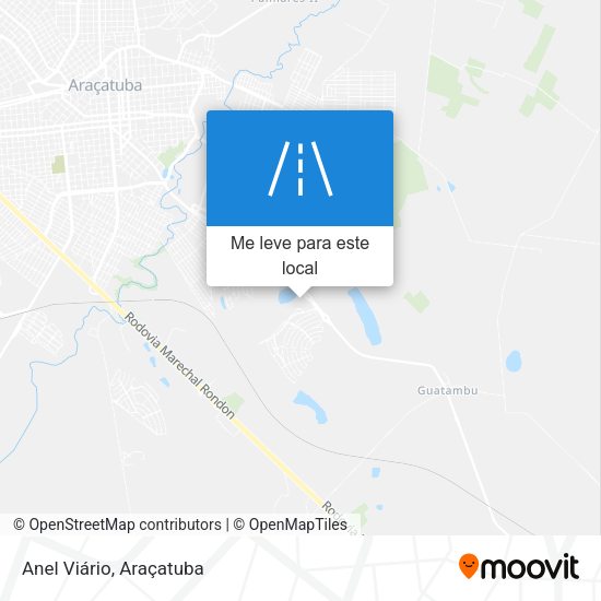 Anel Viário mapa