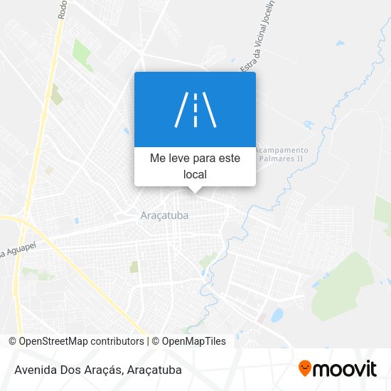 Avenida Dos Araçás mapa