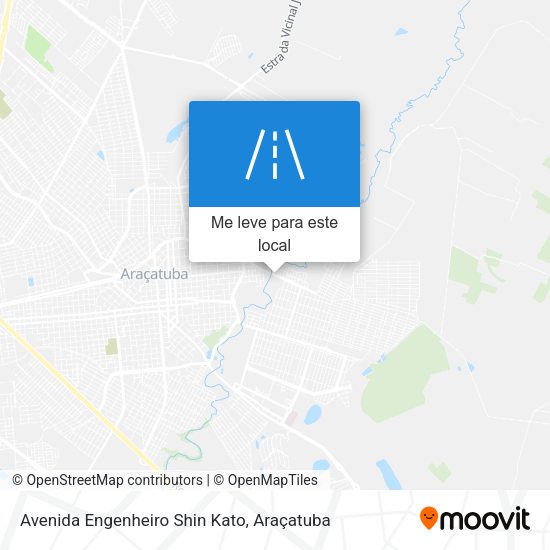 Avenida Engenheiro Shin Kato mapa