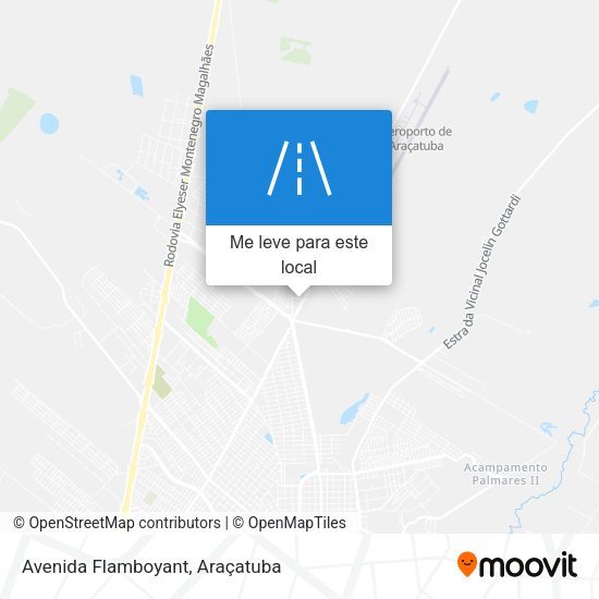 Avenida Flamboyant mapa