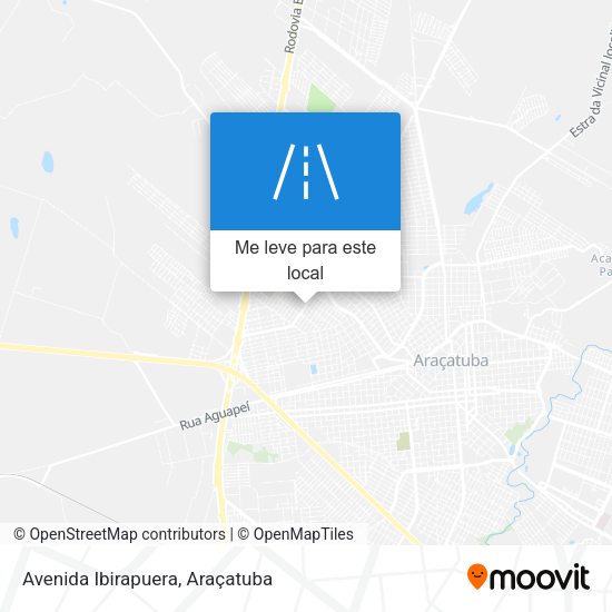 Avenida Ibirapuera mapa