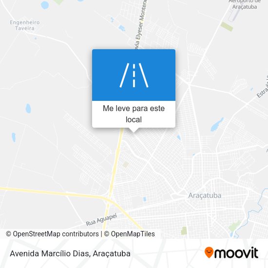 Avenida Marcílio Dias mapa