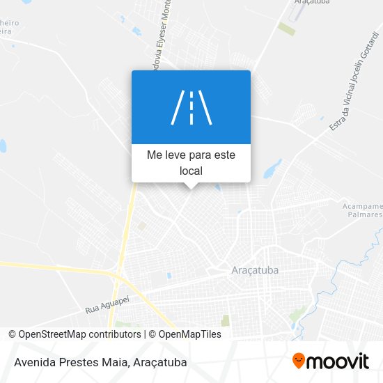 Avenida Prestes Maia mapa