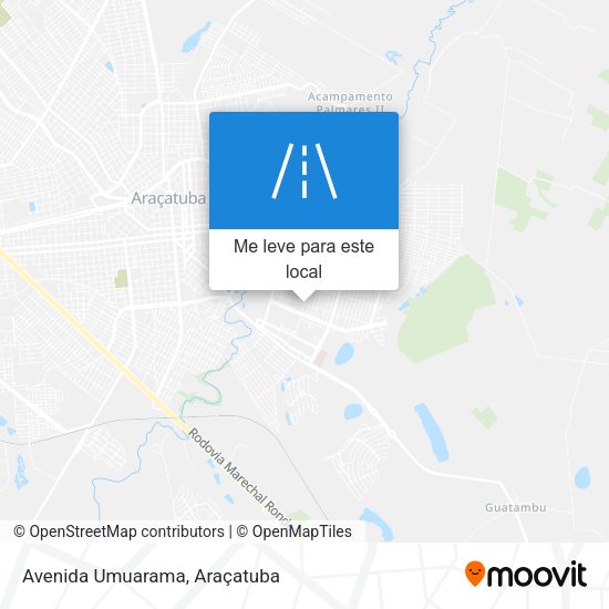 Avenida Umuarama mapa