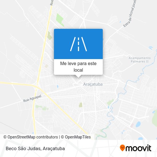 Beco São Judas mapa