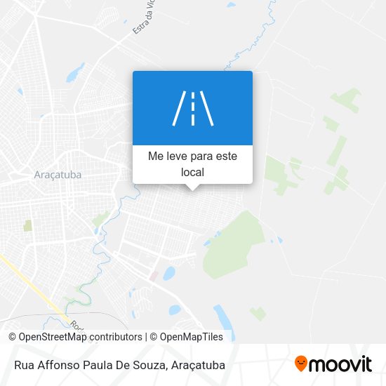 Rua Affonso Paula De Souza mapa