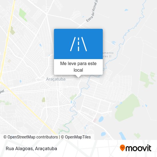 Rua Alagoas mapa
