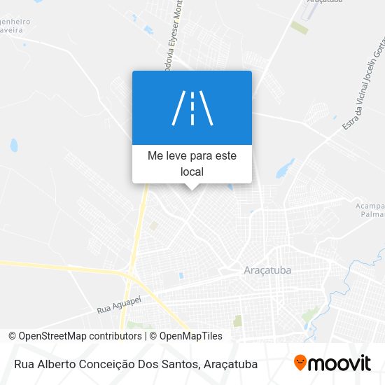 Rua Alberto Conceição Dos Santos mapa