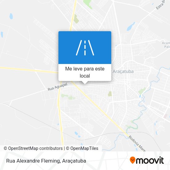 Rua Alexandre Fleming mapa