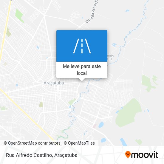 Rua Alfredo Castilho mapa