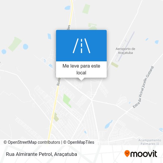 Rua Almirante Petrol mapa