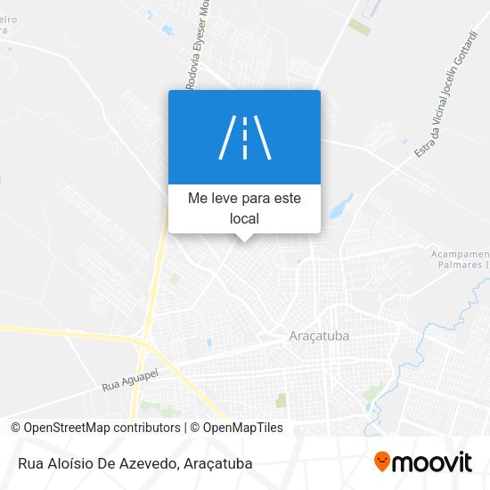 Rua Aloísio De Azevedo mapa