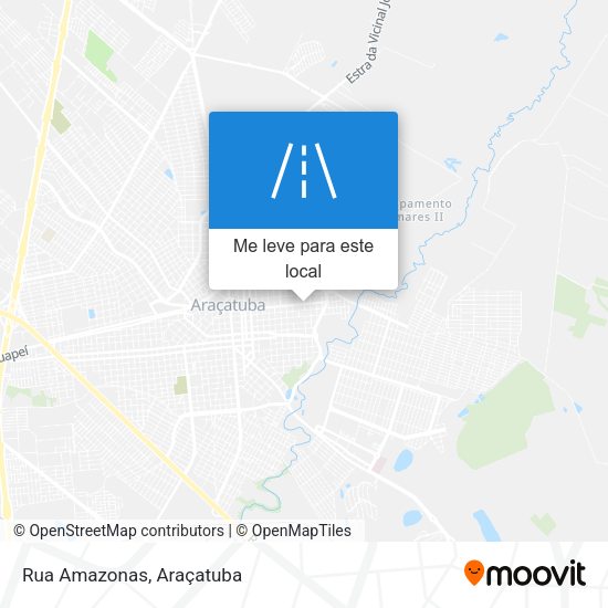 Rua Amazonas mapa