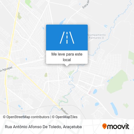 Rua Antônio Afonso De Toledo mapa
